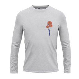 تی شرت آستین بلند مردانه مدل گل