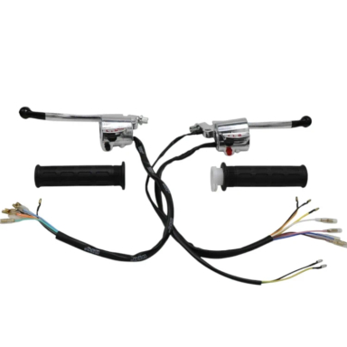 ست قلوه استارتی با لاستیک سر دسته موتور سیکلت اونو مدل 93 مناسب هوندا 125 مجموعه 4 عددی