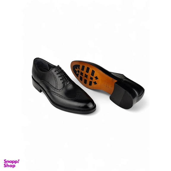 کفش رسمی مردانه چرم کاکتوس مدل S۲۰۳7 رنگ مشکی