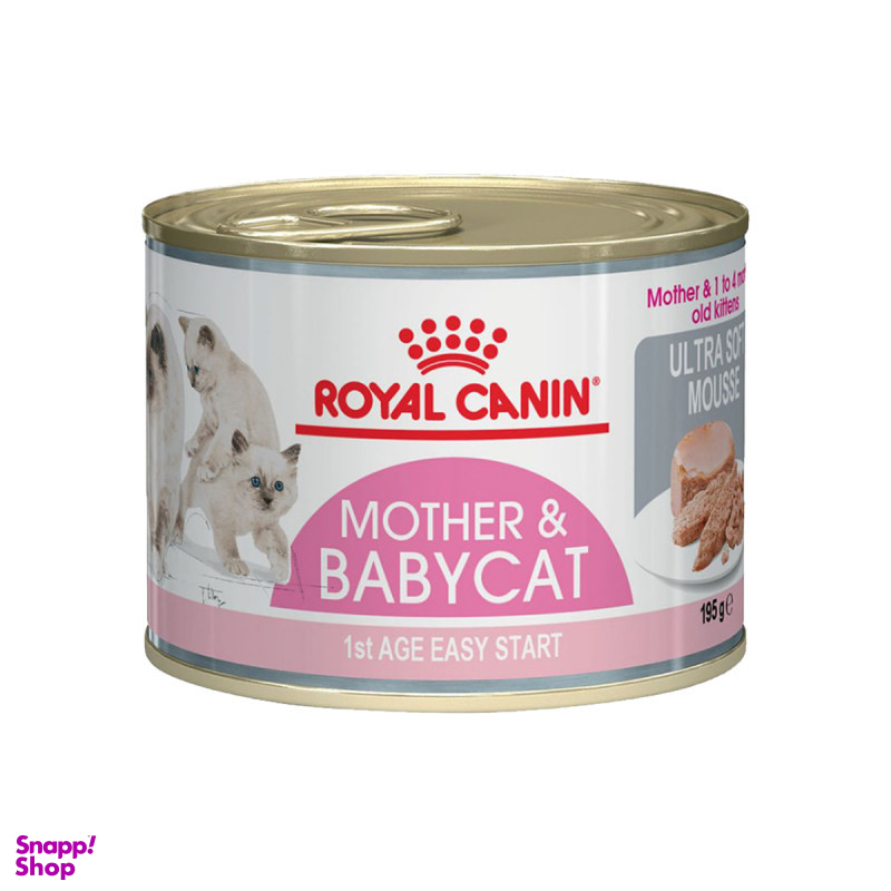 غذای خشک رویال کنین مدل Mother and Babycat وزن 195 گرم بسته 12 عددی
