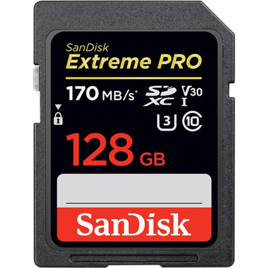 کارت حافظه 170MB/s UHS-I SDXC سن دیسک مدل Extreme PRO ظرفیت 128 گیگابایت