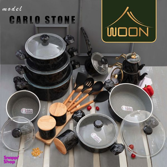 سرویس پخت و پز 26 پارچه وون طرح Carlo Stone