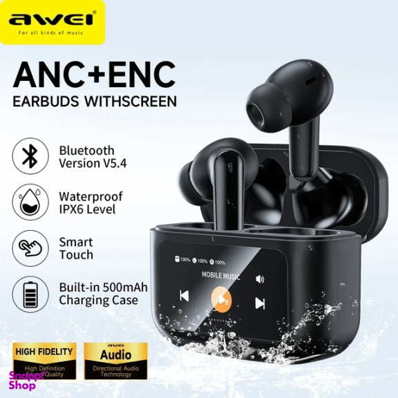 ایرفون بی سیم بلوتوثی اوی مدل Awei T56 ANC