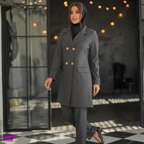 مانتو و شلوار زنانه السانا مدل رویسا کد 108902