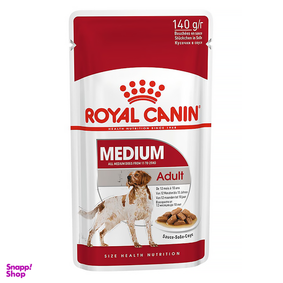 پوچ سگ رویال کنین مدل Medium Adult وزن 140 گرم