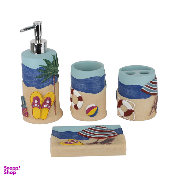 ست سرویس بهداشتی 4 پارچه پیسو مدل Beach