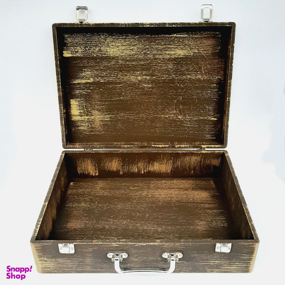 جعبه چوبی مدل چمدان طرح آیه وان یکاد کد WS212