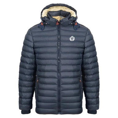 کاپشن مردانه سارزی طرح کلمبیا لوگو سفید رنگ سرمه ای