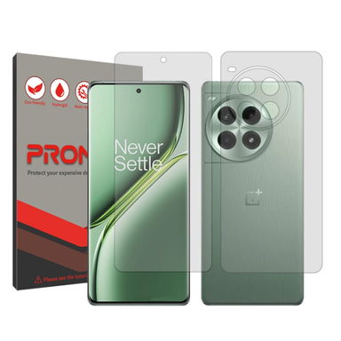 محافظ صفحه نمایش شفاف گوشی موبایل پرومیت مناسب وان پلاس Ace 3 Pro به همراه محافظ پشت گوشی