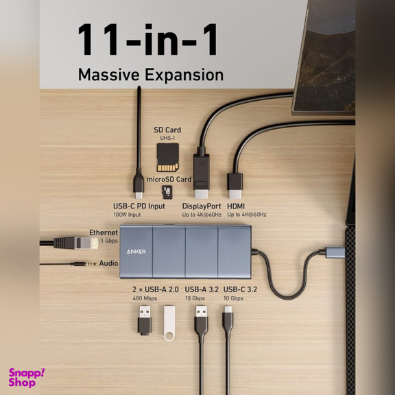 هاب 11 پورت انکر مدل Anker 565