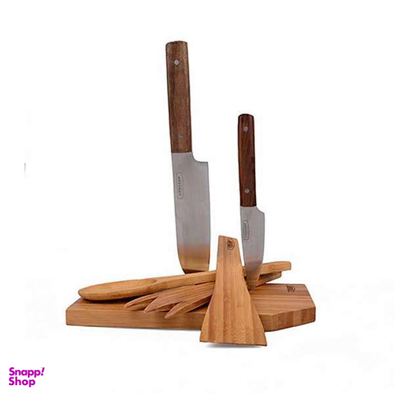 ست چاقو و لوازم آشپزی 6 تکه لایف کمپ مدل Life Camp 45810