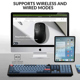 کیبورد بی سیم مخصوص بازی کیکرون مدل Keychron V6 Max RGB Brown Switch
