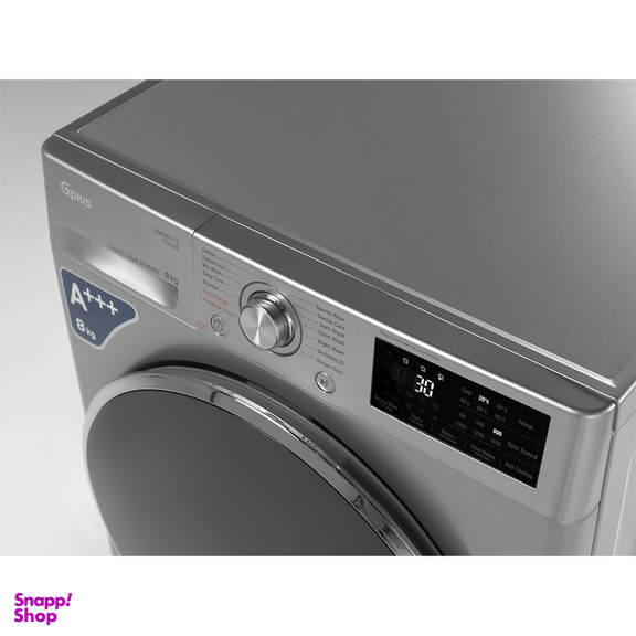 ماشین لباسشویی جی پلاس مدل GWM-M880-IND ظرفیت 8 کیلوگرم