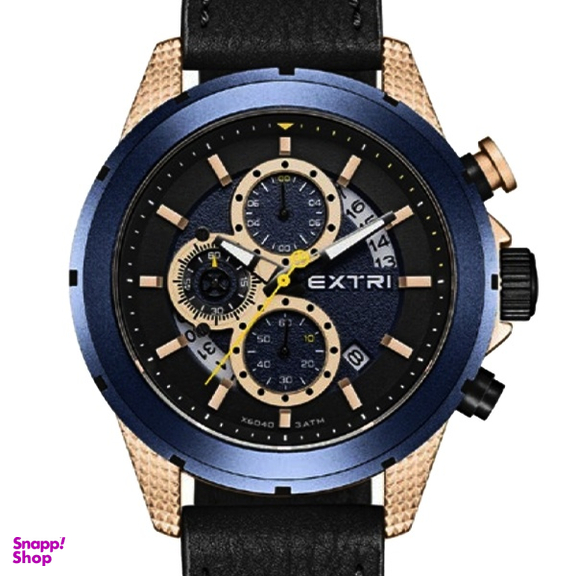 ساعت عقربه ای مردانه اکستری کد X6040-D رنگ سرمه ای مشکی