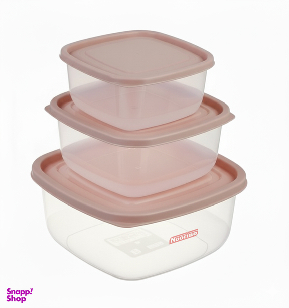 ظرف نگهدارنده نورینو مدل تارا مجموعه سه عددی