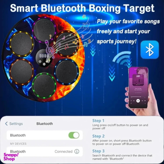 کیسه بوکس موزیکال مدل SMART PLUS