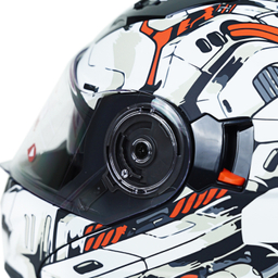 کلاه کاسکت فک متحرک ردلاین مدل 939 Red Luse به همراه کاور