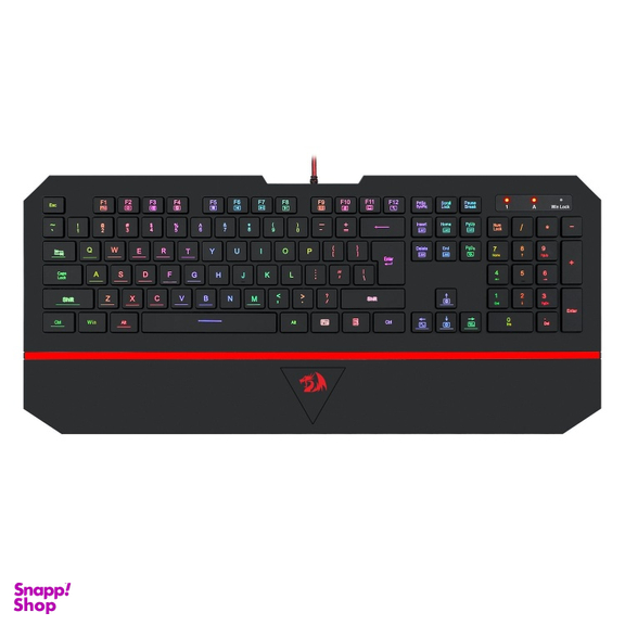 کیبورد باسیم مخصوص بازی ردراگون مدل KEYBOARD K502 KARURA 2 BLACK RGB
