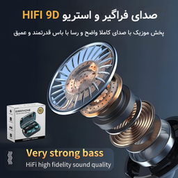 هدفون بلوتوثی مدل WIRLESS STEREO EARPHONE