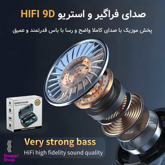 هدفون بلوتوثی مدل WIRLESS STEREO EARPHONE