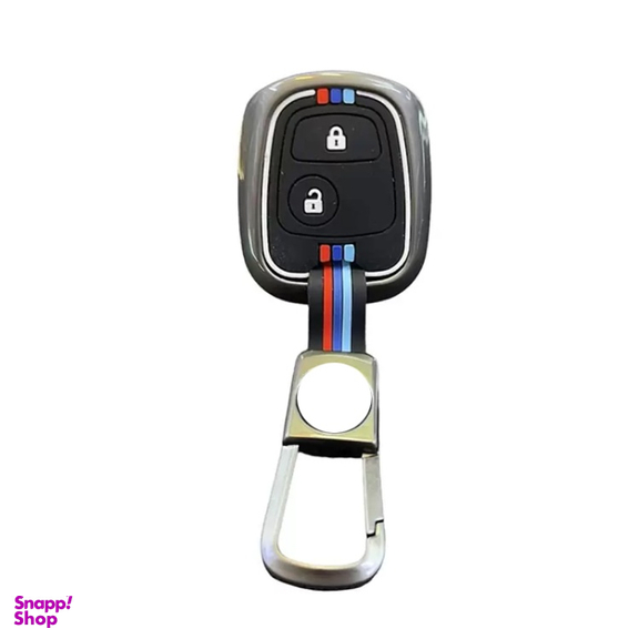 کاور سوئیچ خودرو کالانیکس مدل COV-RANA-10402 طرح فلزی به همراه جاسوئیچی مناسب برای رانا