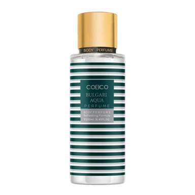 بادی اسپلش مردانه کوبکو مدل Aqua Bulgari حجم 250 میلی لیتر