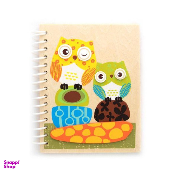 دفترچه یادداشت 60 برگ پیکاردو طرح جغد کد P-DF-02-Owl