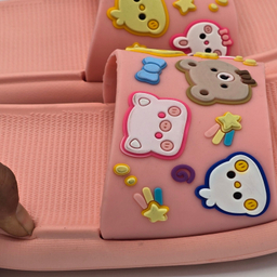 دمپایی زنانه پاپا مدل نیکا کد 080 رنگ صورتی