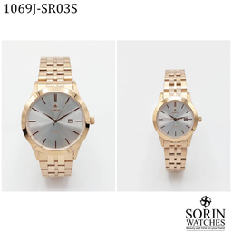 ست ساعت مچی عقربه ای زنانه و مردانه سورین مدل GL1069J-SR03S