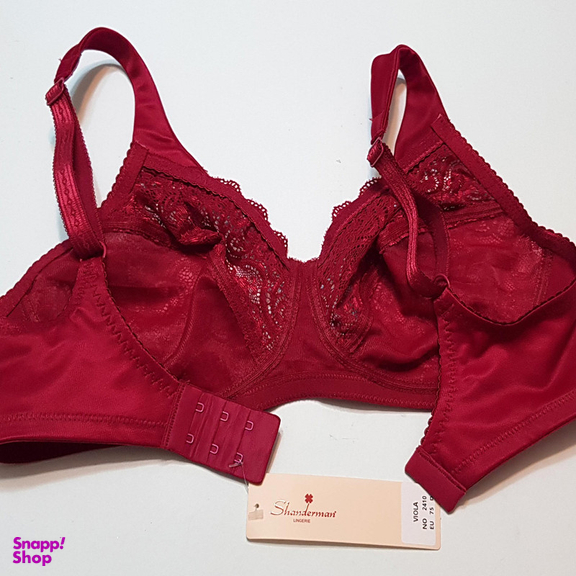 سوتین زنانه شاندرمن مدل بدون فنر viola کد 5080-2410-610 رنگ زرشکی