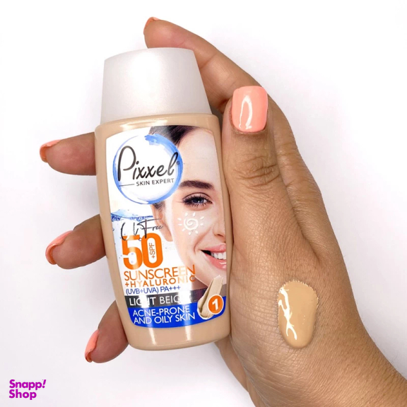 ضد آفتاب رنگی پیکسل با SPF50 مناسب پوست‌‌ های خشک و حساس