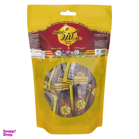عسل کندو خوانسار وزن 12 گرم بسته 30 عددی
