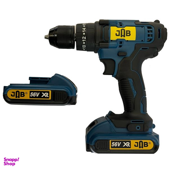 دریل پیچ گوشتی شارژی چکشی جاب مدل JB-5690 B مجموعه 45 عددی