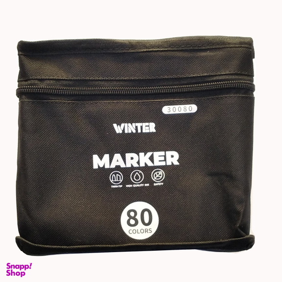 ماژیک راندو وینتر مدل MRANDOW80 مجموعه 80 عددی