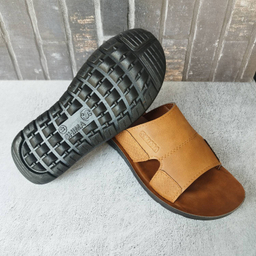 دمپایی مردانه شیما ابینا کد 102320 رنگ عسلی
