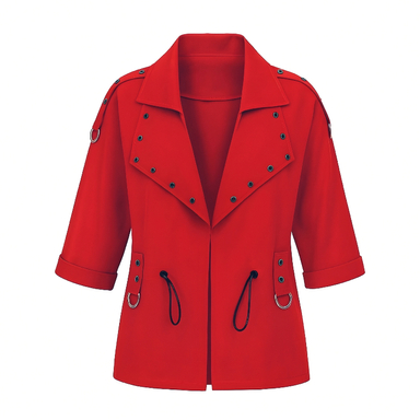 بارانی زنانه کد 3 رنگ قرمز