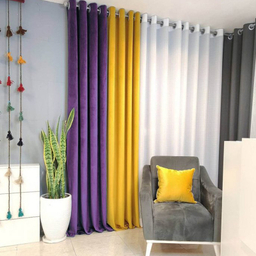 پرده فوروارد مدل FCLT90013 CHANEL VELVET STYLE مخمل سایز 280 × 150 سانتی متر