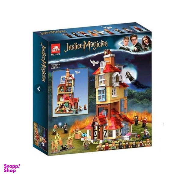 لگو 1079 قطعه هری پاتر مدل خانه ویزلی ها کد 11572