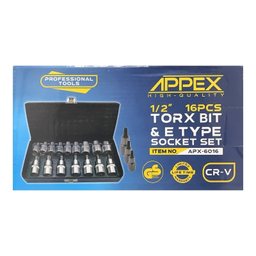 آلن بکسی اپکس مدل AJ-APX-6016-1\2INCH مجموعه 16 عددی