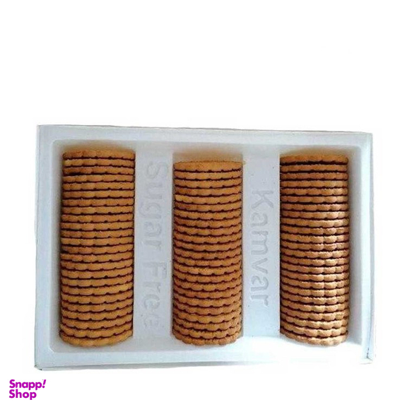 بیسکویت پذیرایی یولاف کامور وزن 450 گرم