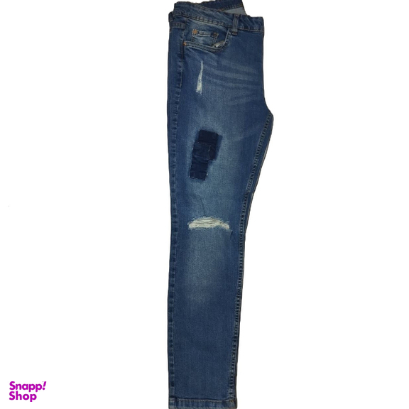 شلوار زنانه جانینادنین کد 1008 رنگ سرمه ای