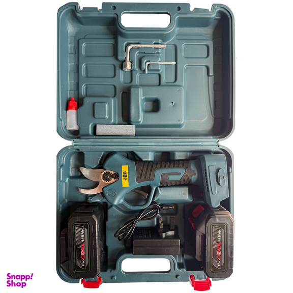 قیچی باغبانی شارژی 118 ولت جاب مدل JB-9811 GH مجموعه 10 عددی