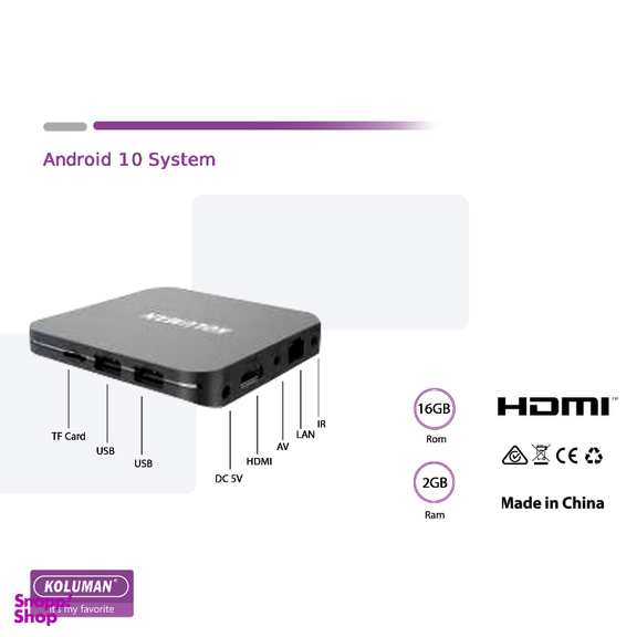 اندروید باکس کلومن مدل TV BOX PRO