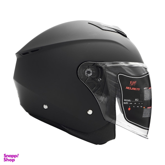 کلاه کاسکت بدون فک فلش مدل 852 matt black