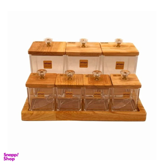 ست جا ادویه 6 پارچه لیمون کد 2203