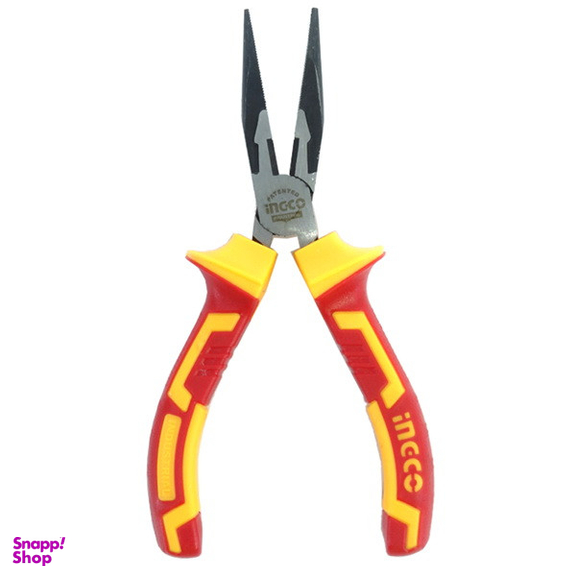 انبر دم باریک عایق برق اینکو مدل HILNP28168 سایز 6 اینچ