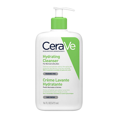 ژل شستشو صورت سراوی مدل Hydrating حجم 473 میلی لیتر