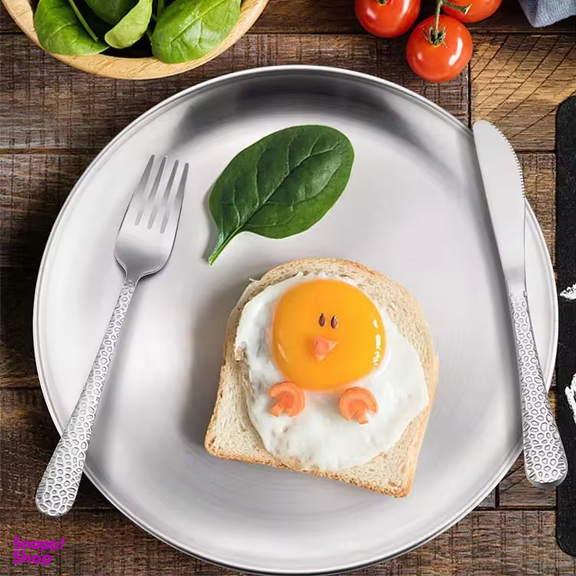 ظرف پیتزا استیل مدل پرنسس کد 23 بسته 2 عددی