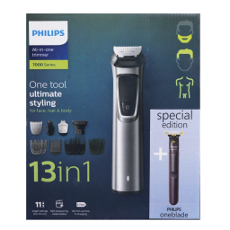 ماشین اصلاح موی سر و صورت فیلیپس مدل 7000 به همراه ماشین اصلاح وان بلید