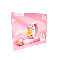 ساعت هوشمند ویسمی مدل Wisme-X33 Mini به همراه ایرفون بلوتوثی